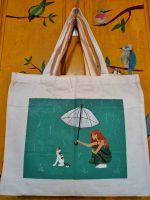 Canvas Tote Bag Painting “Come, Kitty”